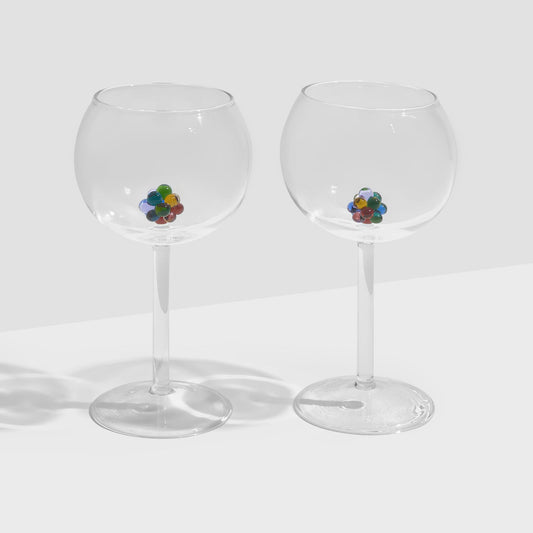 TWO x BLOOM WINE GLASSES