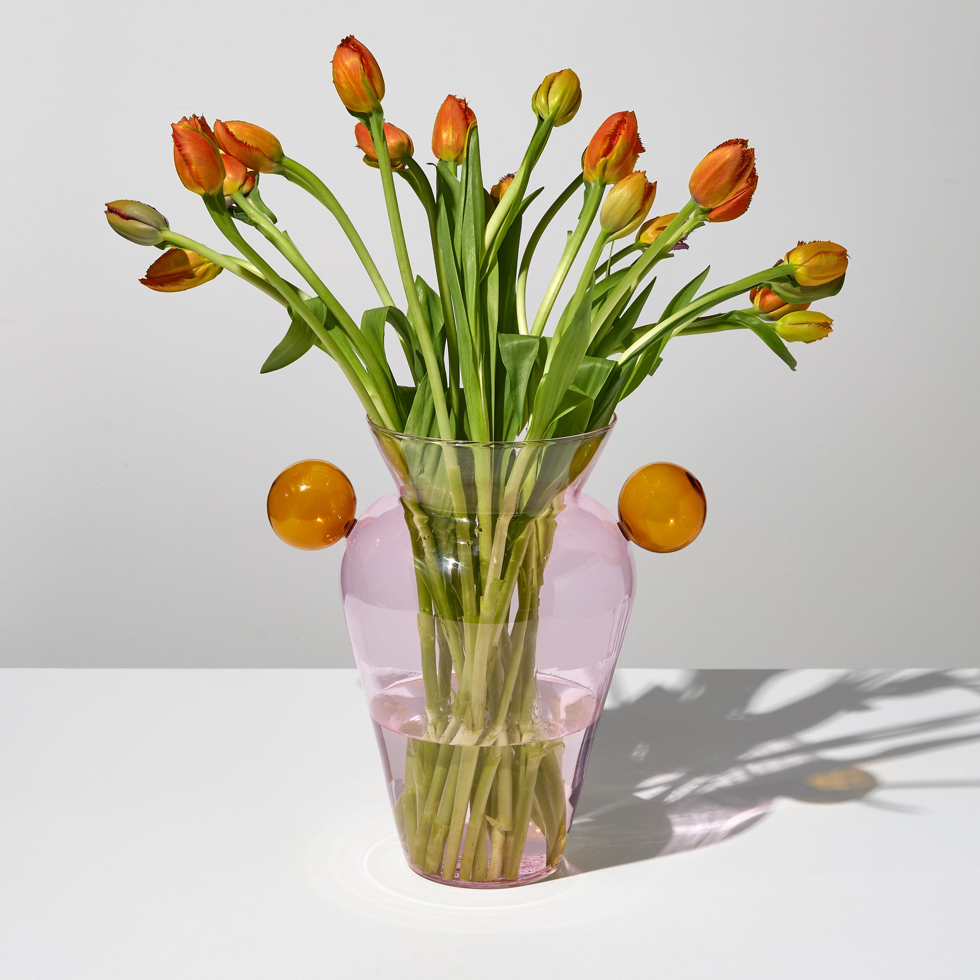 GEO URN - PINK + AMBER - Fazeek Home Decor Vases