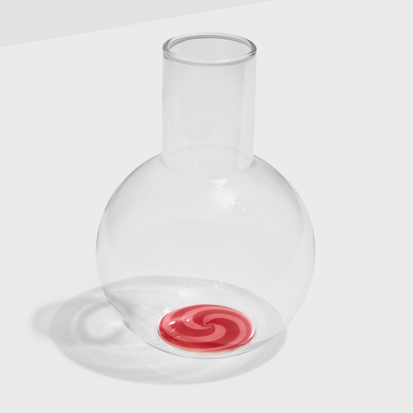 SWIRL CARAFE - RED/PINK