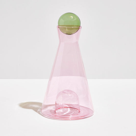 VICE VERSA CARAFE - PINK + GREEN - Fazeek Drinkware Home Decor Carafe