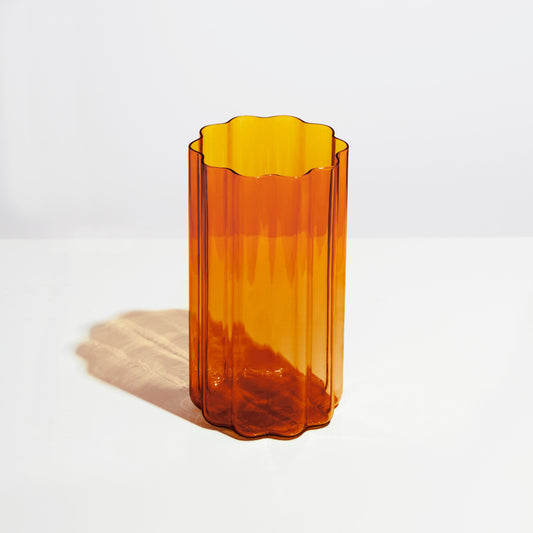 WAVE VASE - AMBER - Fazeek Home Decor Vases