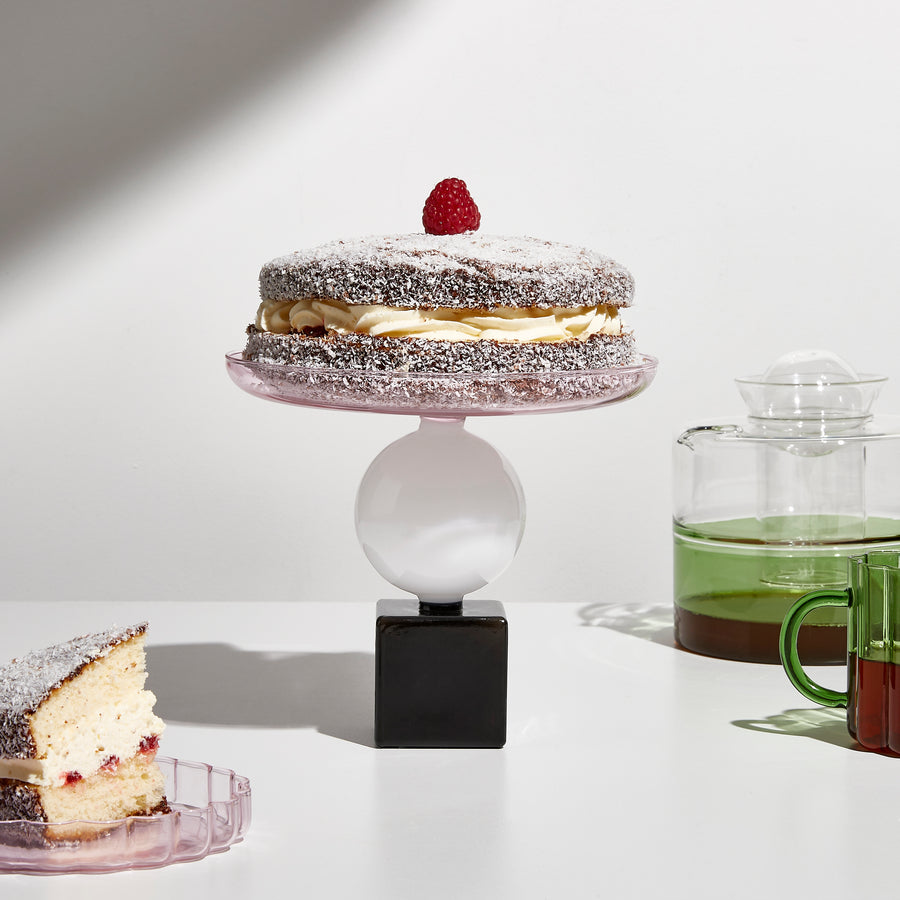GEO CAKE STAND - PINK - Fazeek Dining Diningware