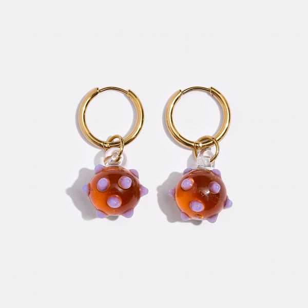 Amber Globe Earrings – Fazeek (US)