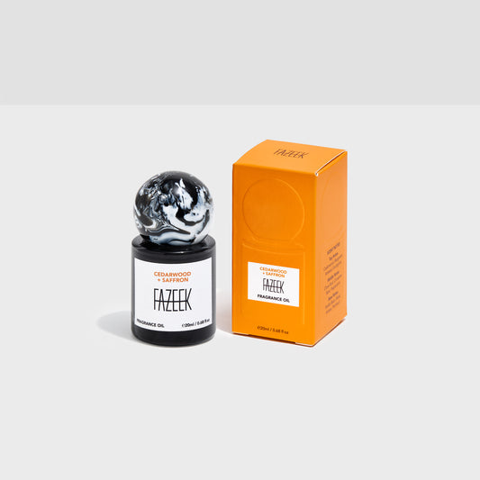 FRAGRANCE OIL - CEDARWOOD + SAFFRON