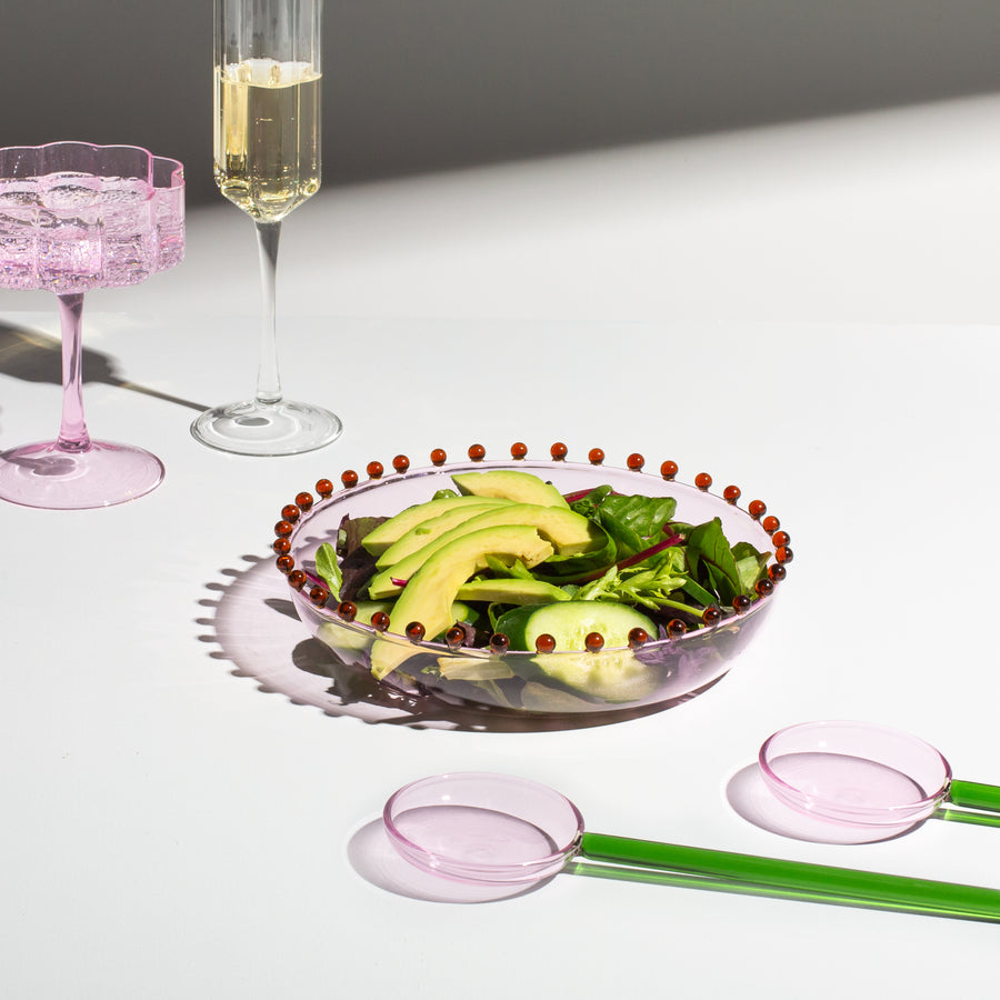 PEARL PLATTER - PINK + AMBER - Fazeek Dining Diningware Bowl