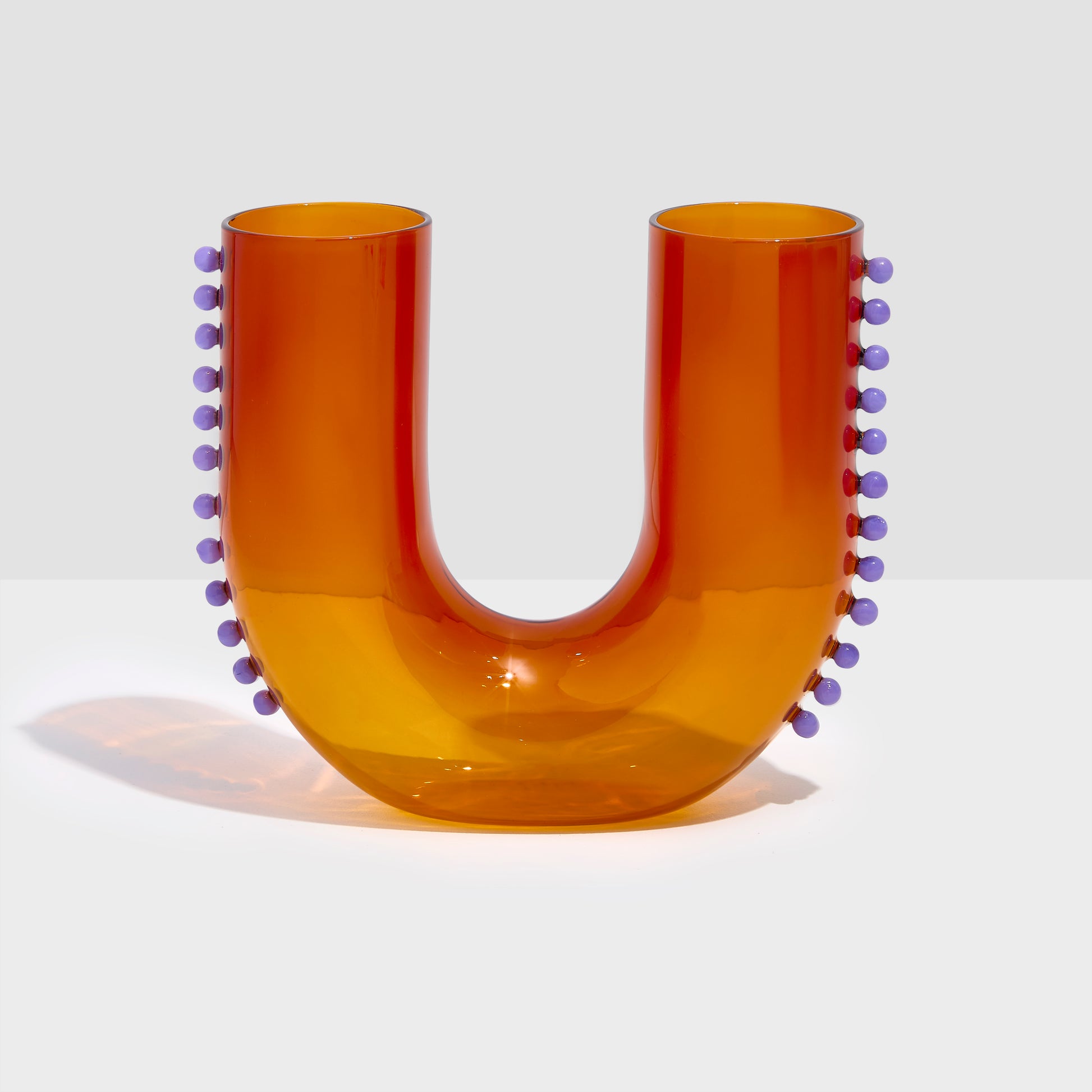 PEARL U VASE - AMBER + LILAC - Fazeek Home Decor Vases