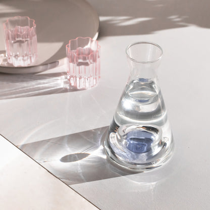 VICE VERSA CARAFE - CLEAR + BLUE - Fazeek Drinkware Home Decor Carafe