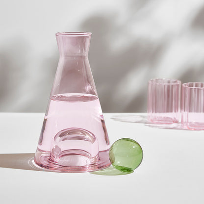 VICE VERSA CARAFE - PINK + GREEN - Fazeek Drinkware Home Decor Carafe