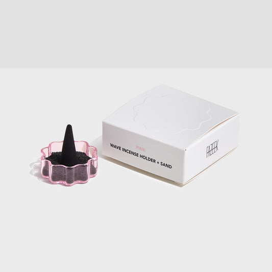 WAVE INCENSE HOLDER - PINK