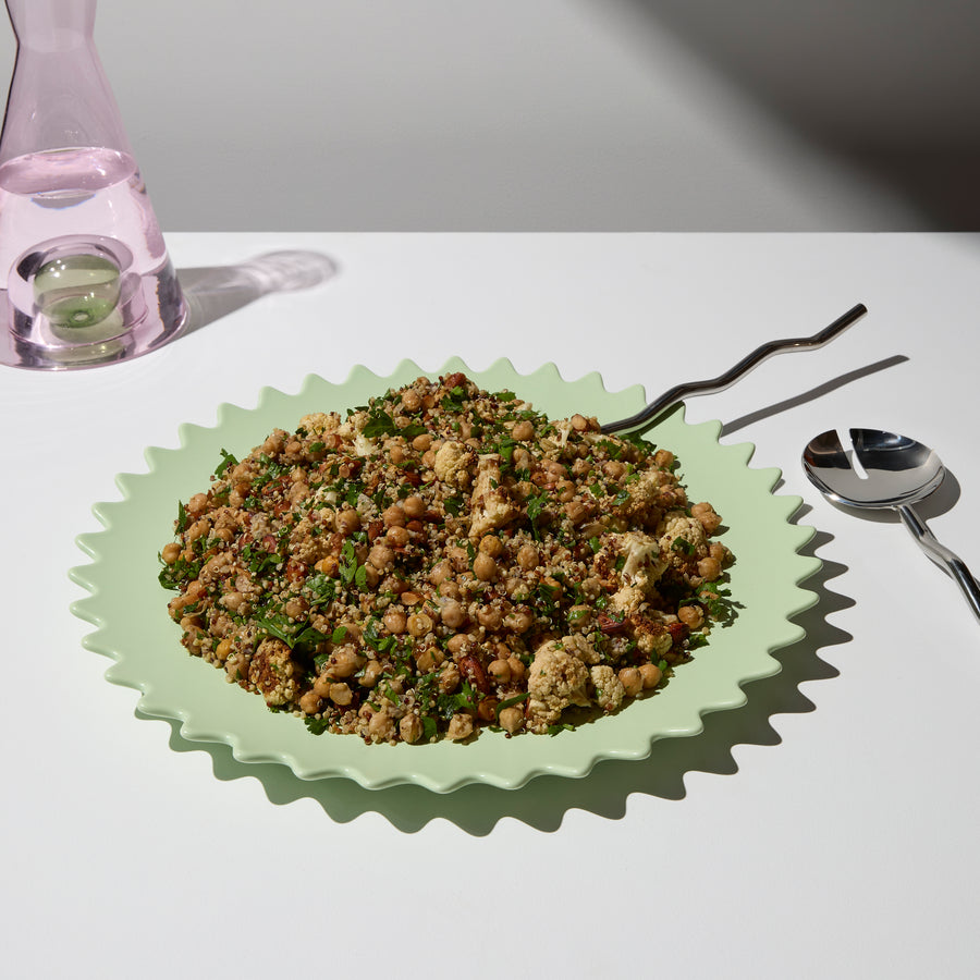 ZIGZAG PLATTER - MINT - Fazeek Dining Diningware Bowl