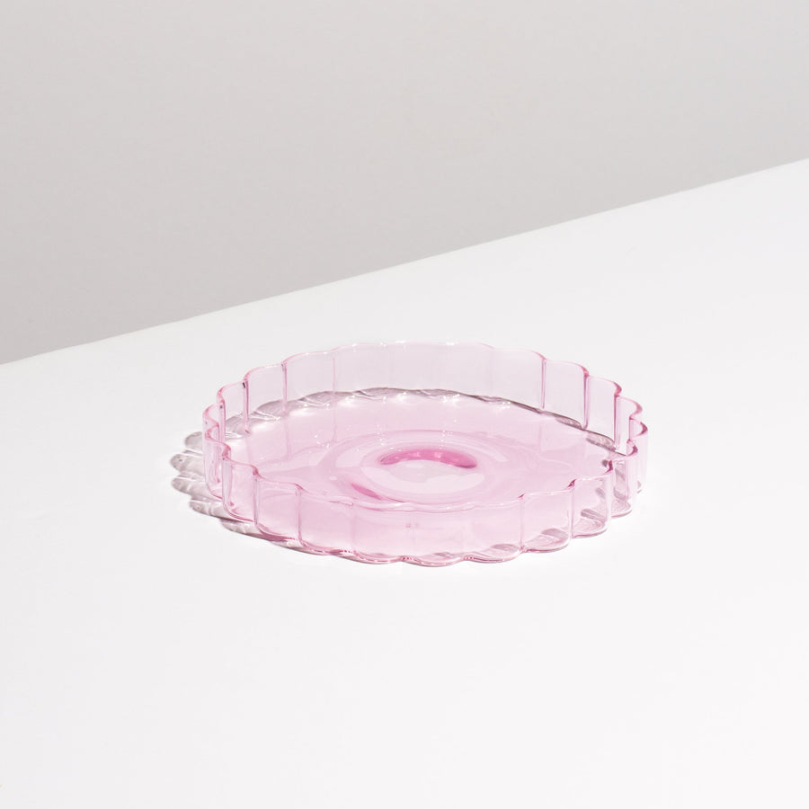 WAVE PLATE - PINK - Fazeek Dining Diningware Plate