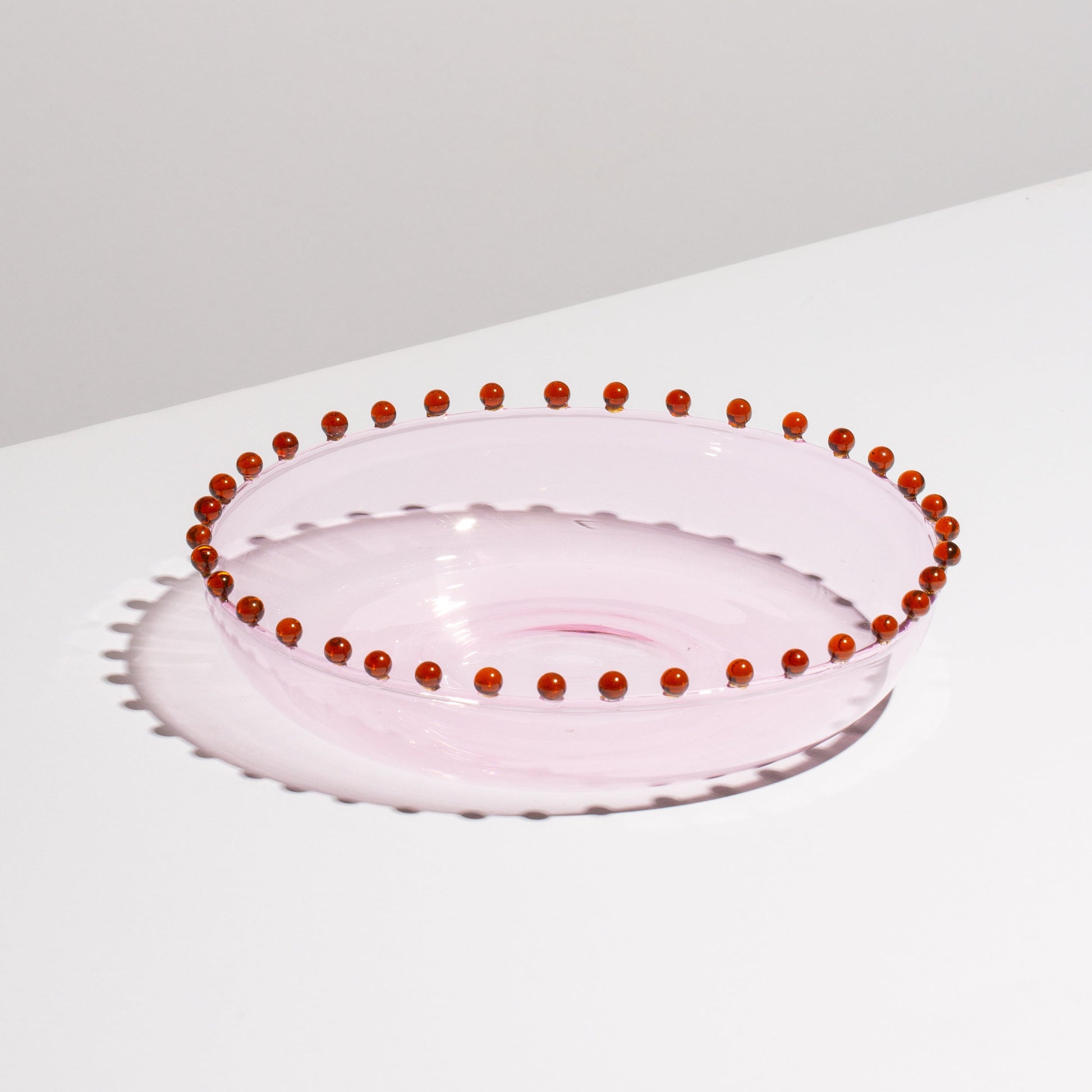 PEARL PLATTER - PINK + AMBER - Fazeek Dining Diningware Bowl