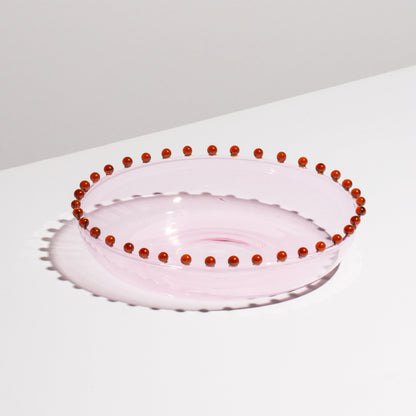 PEARL PLATTER - PINK + AMBER - Fazeek Dining Diningware Bowl
