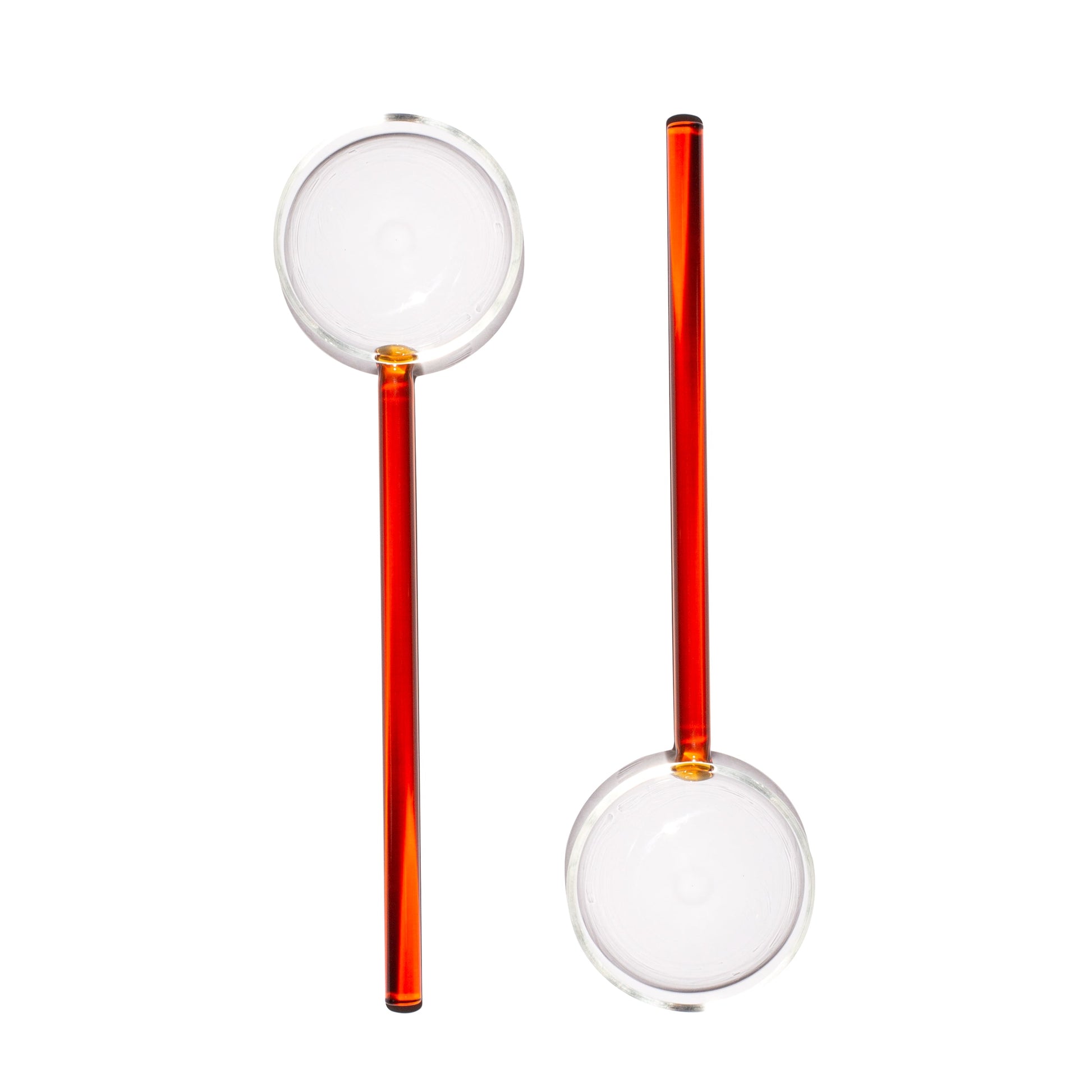 SALAD SERVERS - CLEAR + AMBER - Fazeek Dining Diningware Salad Server