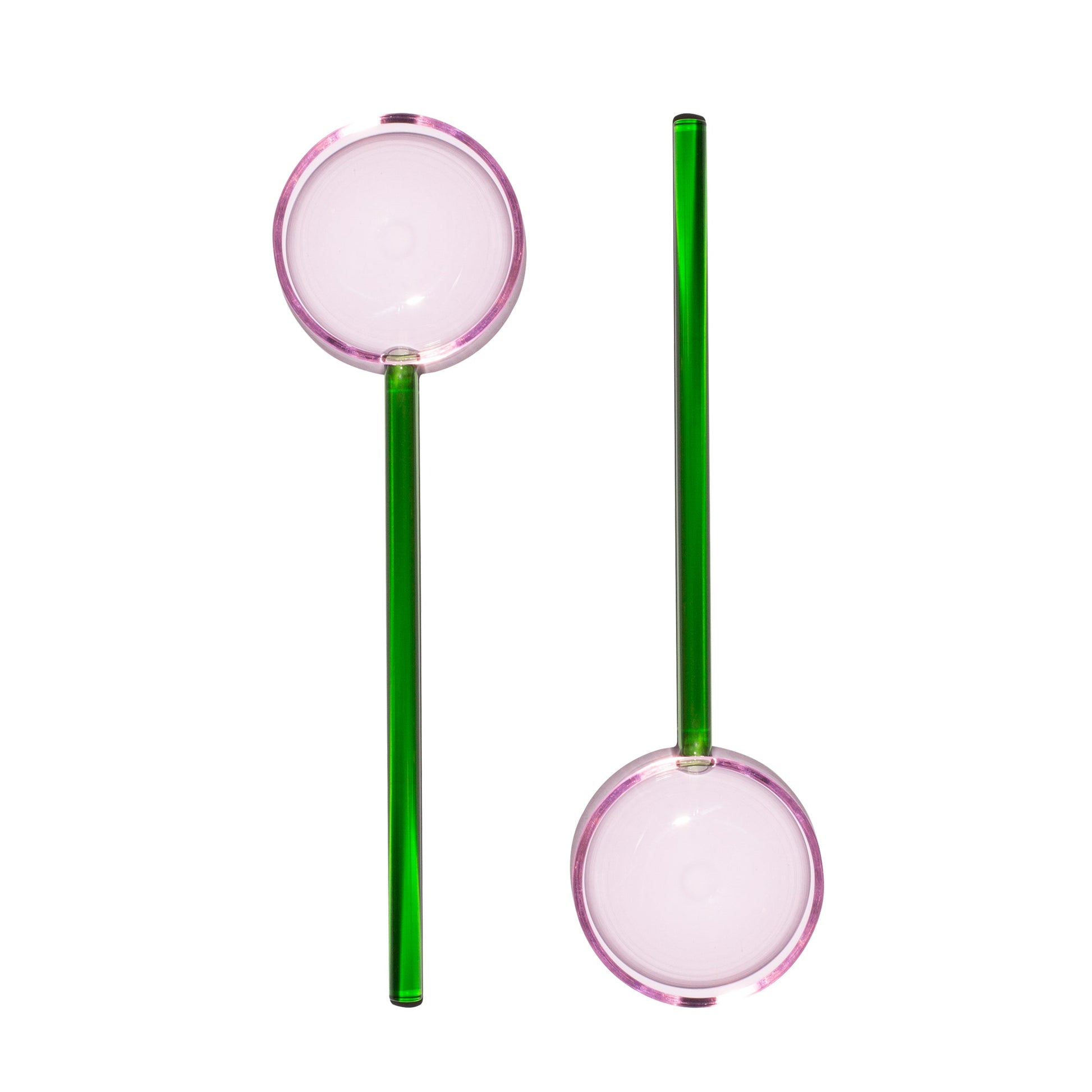 SALAD SERVERS - PINK + GREEN - Fazeek Dining Diningware Salad Server