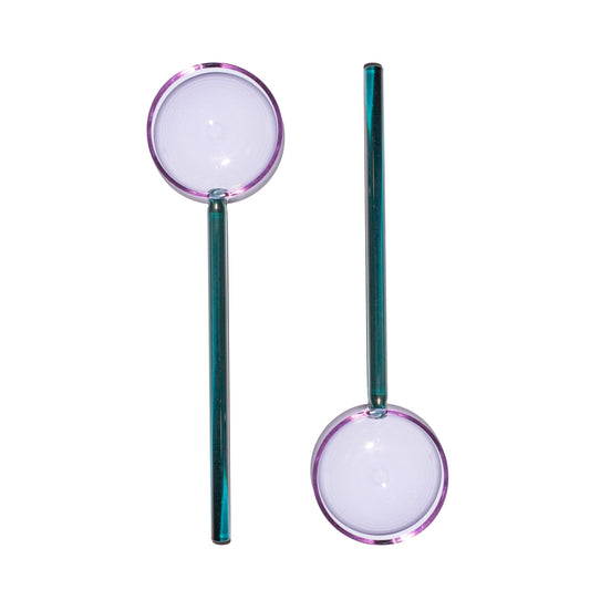 SALAD SERVERS - LILAC + TEAL - Fazeek Dining Diningware Salad Server