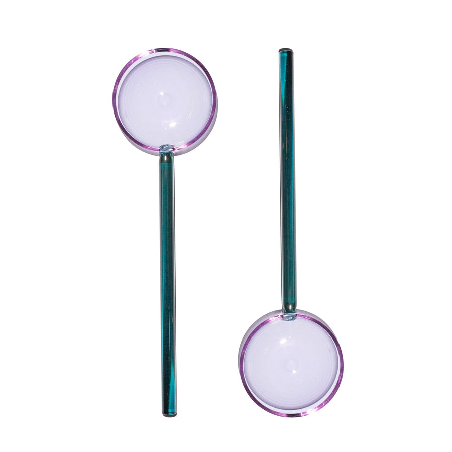 SALAD SERVERS - LILAC + TEAL - Fazeek Dining Diningware Salad Server