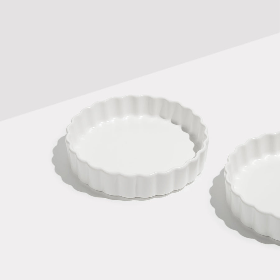 TWO X WAVE BOWLS - WHITE - Fazeek Dining Diningware Bowl