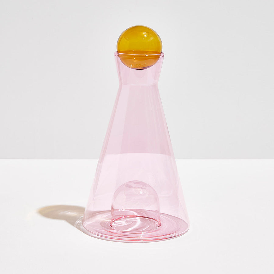 VICE VERSA CARAFE - PINK + AMBER - Fazeek Drinkware Home Decor Carafe