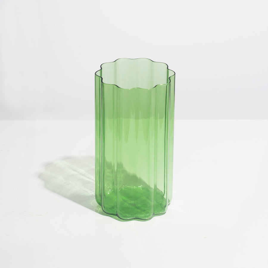 WAVE VASE - GREEN - Fazeek Home Decor Vases